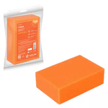 Губка поролоновая "Кирпич" (16*11*5см) (пакет с европодвесом) AIRLINE