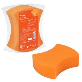Губка поролоновая "Восьмерка MAX" (20*15,5*6,5см) (пакет с европодвесом) AIRLINE