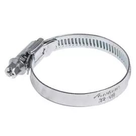 Хомут 32-50/9 мм, червячный, оцинкованный (W1), 1 шт. AIRLINE