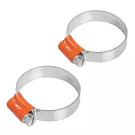 Хомуты 32-44/11,7 мм, червячные, усиленные, W1 (оцинк.), комплект 2 шт. AIRLINE