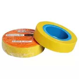 Изолента ПВХ, желтая, 15 мм*10 м AIRLINE