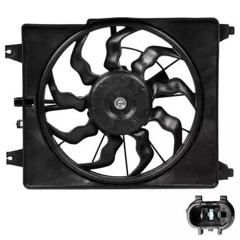 Электровентилятор кондиционера для автомобилей Grand Starex (H-1) (07-) 2.5D (A2) (с кожухом) LUZAR