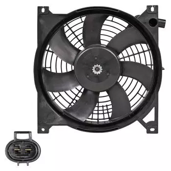 Электровентилятор кондиционера для автомобилей Гранта/Datsun on-Do (с кожухом) LUZAR