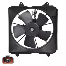 Электровентилятор охлаждения для а/м Honda Civic 4D (06-) (с кожухом) LUZAR