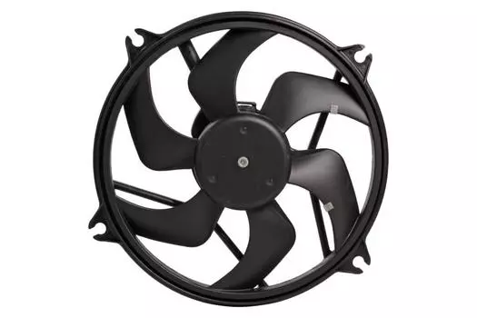 Электровентилятор охлаждения для автомобилей Citroen Berlingo I (96-)/Peugeout Partner I (96-) (с кожухом) LUZAR