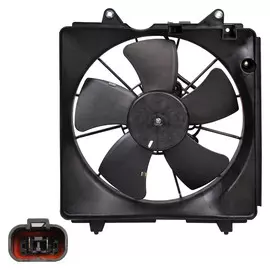 Электровентилятор охлаждения для автомобилей Honda Civic 5D (06-) 1.8i (с кожухом) LUZAR