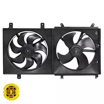Электровентилятор охлаждения для автомобилей Lifan X60 (12-) 1.8i (2 вентилятора) (с кожухом) LUZAR