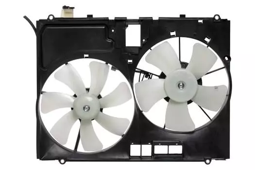 Электровентилятор охлаждения для автомобилей RX II (03-) 3.0i/3.3i (2 вент.) (с кожухом) LUZAR