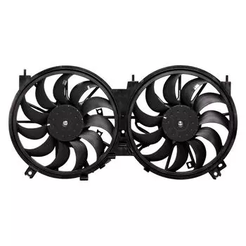 Электровентилятор охлаждения для автомобилей Teana (08-)/Murano (08-) (2 вент.) (с кожухом) LUZAR