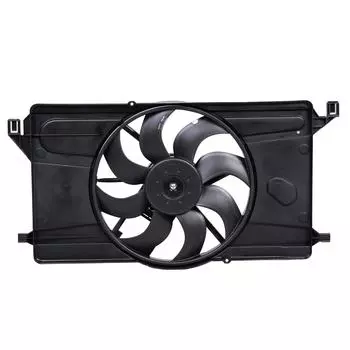 Электровентилятор охлаждения для автомобилей Focus II (03-) 1.4i/1.6i (с кожухом) LUZAR