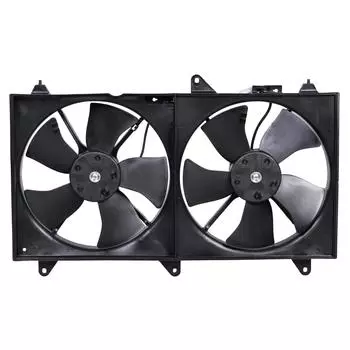 Электровентилятор охлаждения с кожухом для автомобилей Epica (06-) (2 вент.) (с кожухом) LUZAR