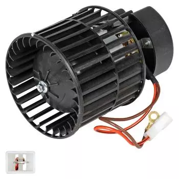 Электровентилятор отопителя для автомобилей Лада 2108 (шарик. подшипники) LUZAR