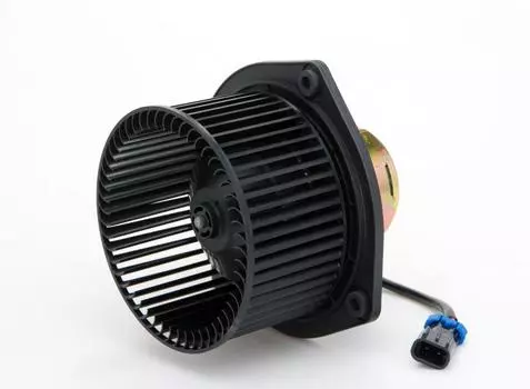 Электровентилятор отопителя для автомобилей 2111-2123 (универсальный) (шарик. подшипники) LUZAR