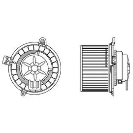 Электровентилятор отопителя для автомобилей Suzuki SX4 (06-) (auto A/C) LUZAR