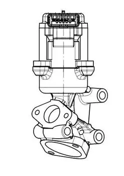 Клапан EGR (рециркуляции отработавших газов) для автомобилей Land Rover Discovery III (04-) 2.7TD (L) LUZAR