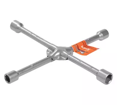 Ключ баллонный крестовой усиленный (17*19*21*22) пласт. подвес AIRLINE