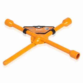 Ключ баллонный крестовой усиленный (17*19*21*1/2) пласт. подвес AIRLINE