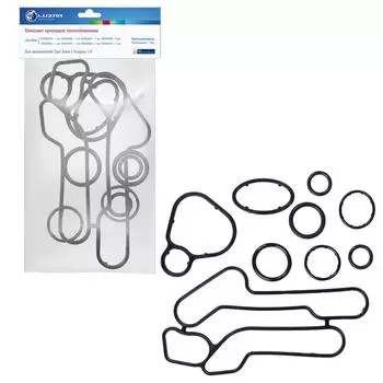 Кмпл прокладок теплообменника для автомобилей Opel Astra J (10-)/Insignia (08-) 1.6T LUZAR