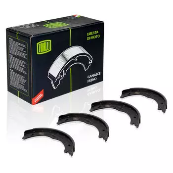 Колодки тормозные для автомобилей Mercedes Vito/Viano (W639) (03-) барабанные стояночного тормоза 186x20 для тормозной системы Bosch TRIALLI