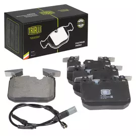 Колодки тормозные дисковые передние для автомобилей BMW 1 (F20) (11-) т/с Brembo (кмпл. с датчиком) TRIALLI