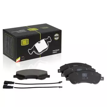 Колодки тормозные для автомобилей Ford Transit (06-) дисковые передние для тормозной системы Bosch (в комплекте с двумя датчиками) TRIALLI