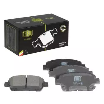 Колодки тормозные дисковые передние для автомобилей Toyota Yaris (99-) / BYD F3 (05-) с тормозной системой Akebono TRIALLI