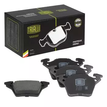 Колодки тормозные для автомобилей Mercedes Vito/Viano (W638) (96-) дисковые задние для тормозной системы Bosch TRIALLI