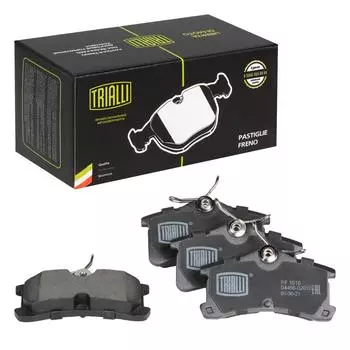 Колодки тормозные дисковые задние для автомобилей Toyota Avensis (97-) TRIALLI
