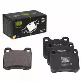 Колодки тормозные для автомобилей Mercedes 190 (W201) (82-) дисковые задние TRIALLI