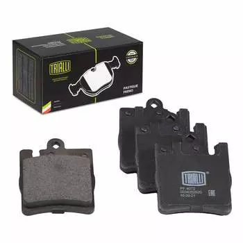 Колодки тормозные дисковые задние для автомобилей Mercedes C (W203) (00-) TRIALLI