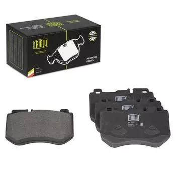 Колодки тормозные для автомобилей Mercedes C (W205) (14-) дисковые передние для тормозной системы AMG TRIALLI