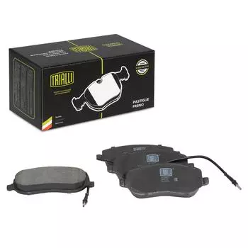 Колодки тормозные для автомобилей Peugeot Expert (00-) / Citroen Jumpy (95-) дисковые передние (в комплекте с двумя датчиками) TRIALLI