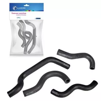 Комплект патрубков отопителя для автомобилей ГАЗ 3302 (18мм) LUZAR