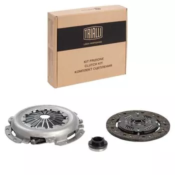 Комплект сцепления в сборе для автомобилей Лада Granta (10-)/ Kalina II (13-)/ Vesta (15-) 1.6 (КПП с тросовым приводом) с муфтой TRIALLI