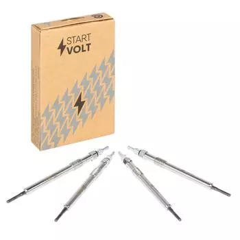 Комплект свечей накаливания (4шт) для автомобилей SsangYong Actyon (05-)/(10-) 2.0D StartVolt