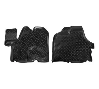 Ковры для Fiat Ducato II (244) (02-, 07-11 Елабуга), 2 шт., выс. борт, 1й ряд, ТЭП, черн. AIRLINE