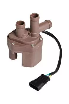 Кран отопителя электрический для автомобилей ГАЗель Next (бессальниковая конструкция) LUZAR