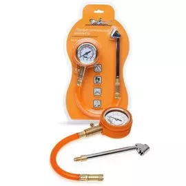 Манометр стрелочный профессиональный обрезиненый 10 АТМ AIRLINE