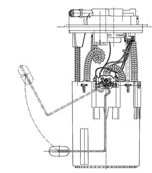 Модуль топливного насоса для автомобилей Toyota Corolla (01-) 1.6i hatchback/Avensis (03-) 1.8i StartVolt