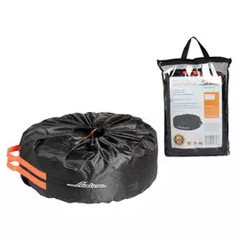 Чехлы для колес, размер R 18-22" комплект 4 шт., цвет черный/оранжевый AIRLINE