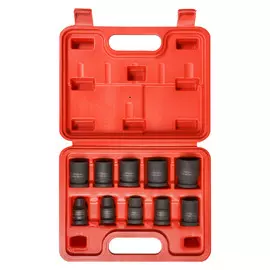 Набор головок ударн. 1/2" 38мм 10 пр. (10,12,13,14,17,18,19,21,22,24мм) пласт. кейс AIRLINE