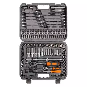 Набор инструментов универсальный 125 предметов, пласт.кейс AIRLINE