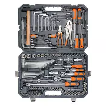 Набор инструментов универсальный 142 предмета, пласт.кейс AIRLINE