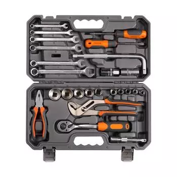 Набор инструментов универсальный 25 предметов, пласт.кейс AIRLINE