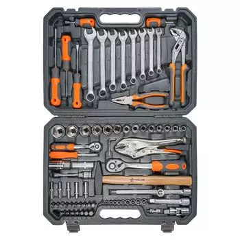 Набор инструментов универсальный 78 предметов, пласт.кейс AIRLINE