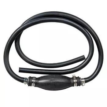 Насос для ручной перекачки топлива "Груша" 1.5м с клапаном, черная AIRLINE