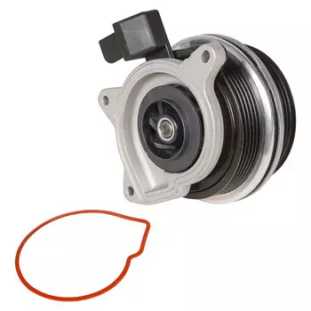 Насос водяной для автомобилей VAG Golf VI (08-)/Tiguan (08-) 1.4TSi c электромагнитной муфтой LUZAR