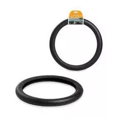 Оплетка на руль, гладкая кожа, черная, 37-39 см/М AIRLINE