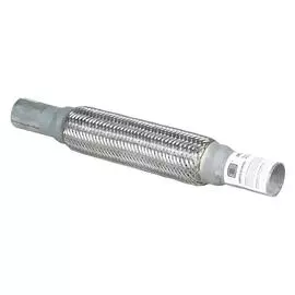 Переходник 40/40 L=400 под хомут с виброкомпенсатором 45х250 (нержавеющая алюминизированная сталь) TRIALLI