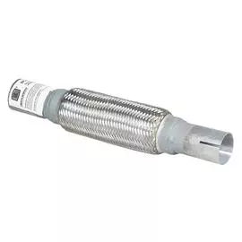 Переходник 40/45 L=350 под хомут с виброкомпенсатором 45х200 (нержавеющая алюминизированная сталь) TRIALLI